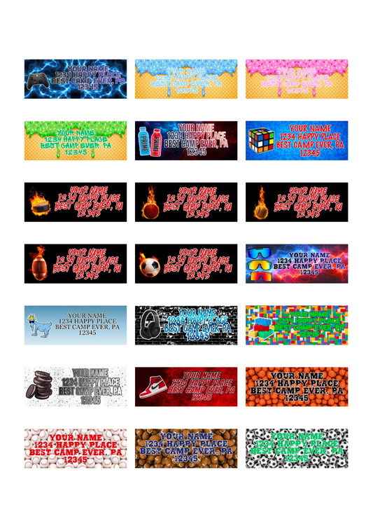 BOYS PREDESIGNED LABELS