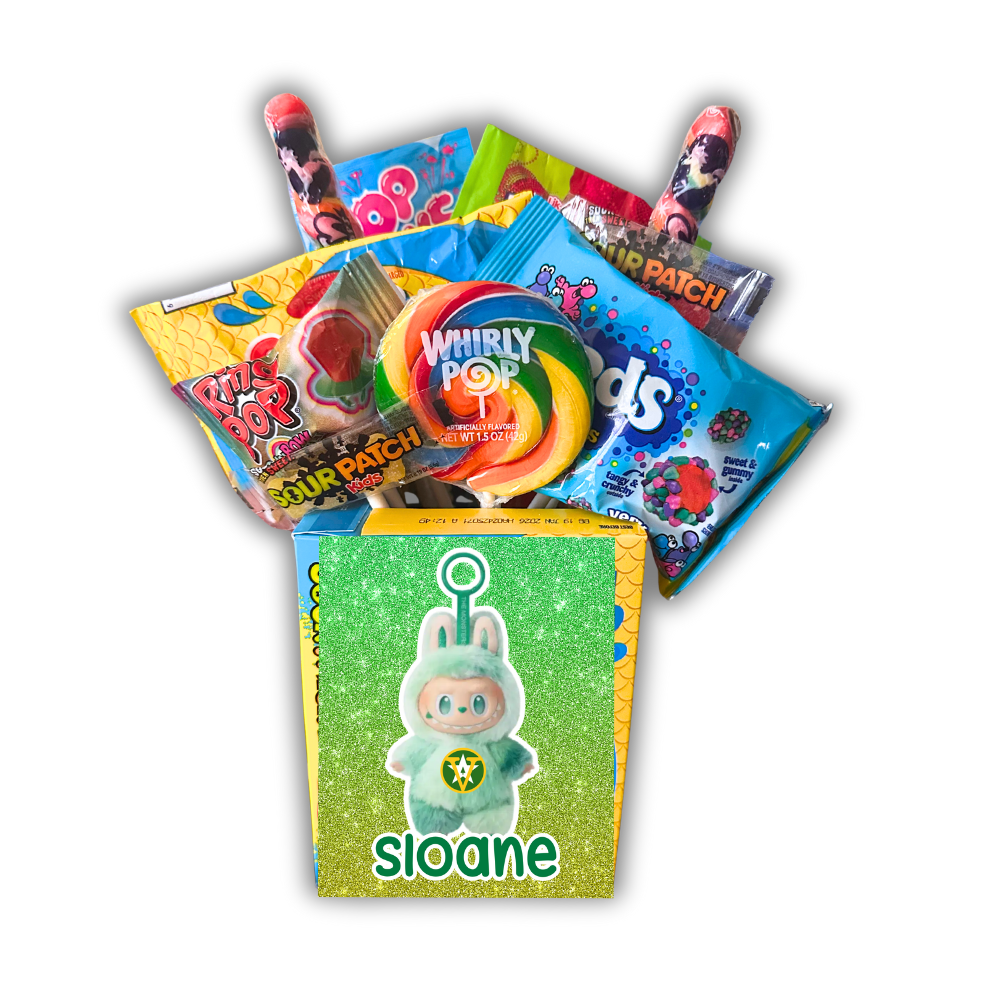 Camp Candy Box Bouquet Girls Designs