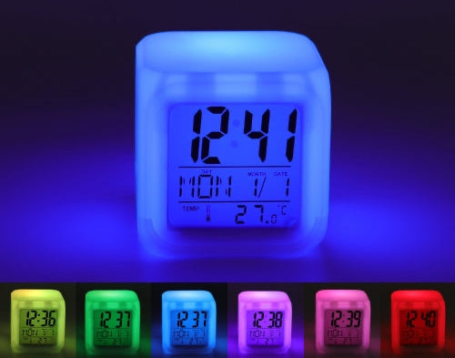 Custom Camp Color Changing Alarm Clock