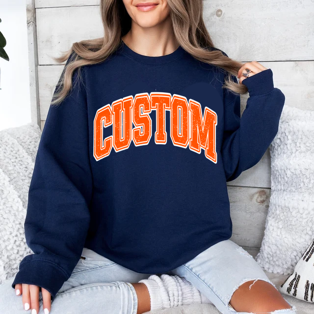 Custom College Vintage Varsity Crew