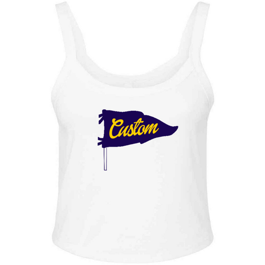 Custom College Pennant Tank