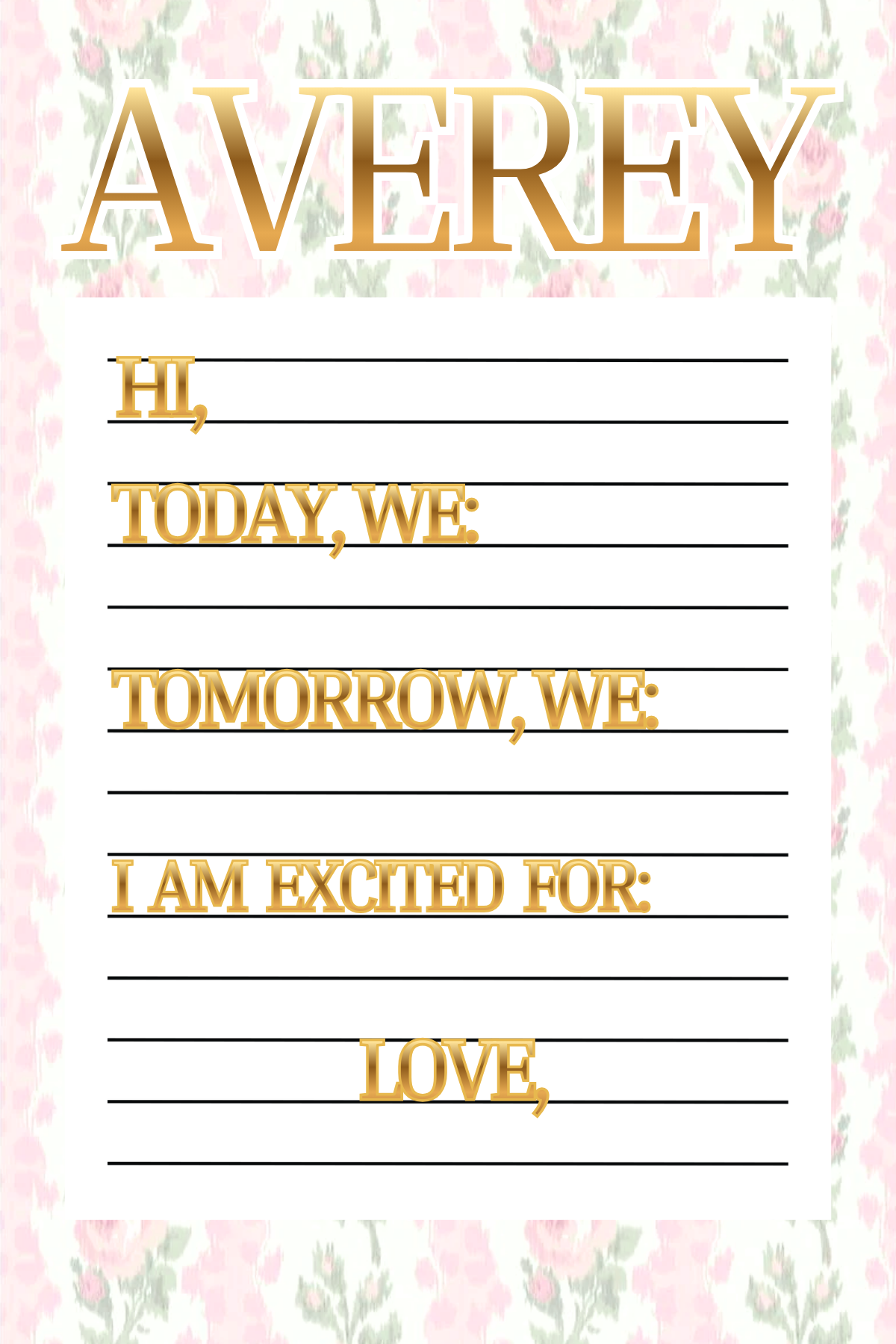 Fancy Camper Notepad