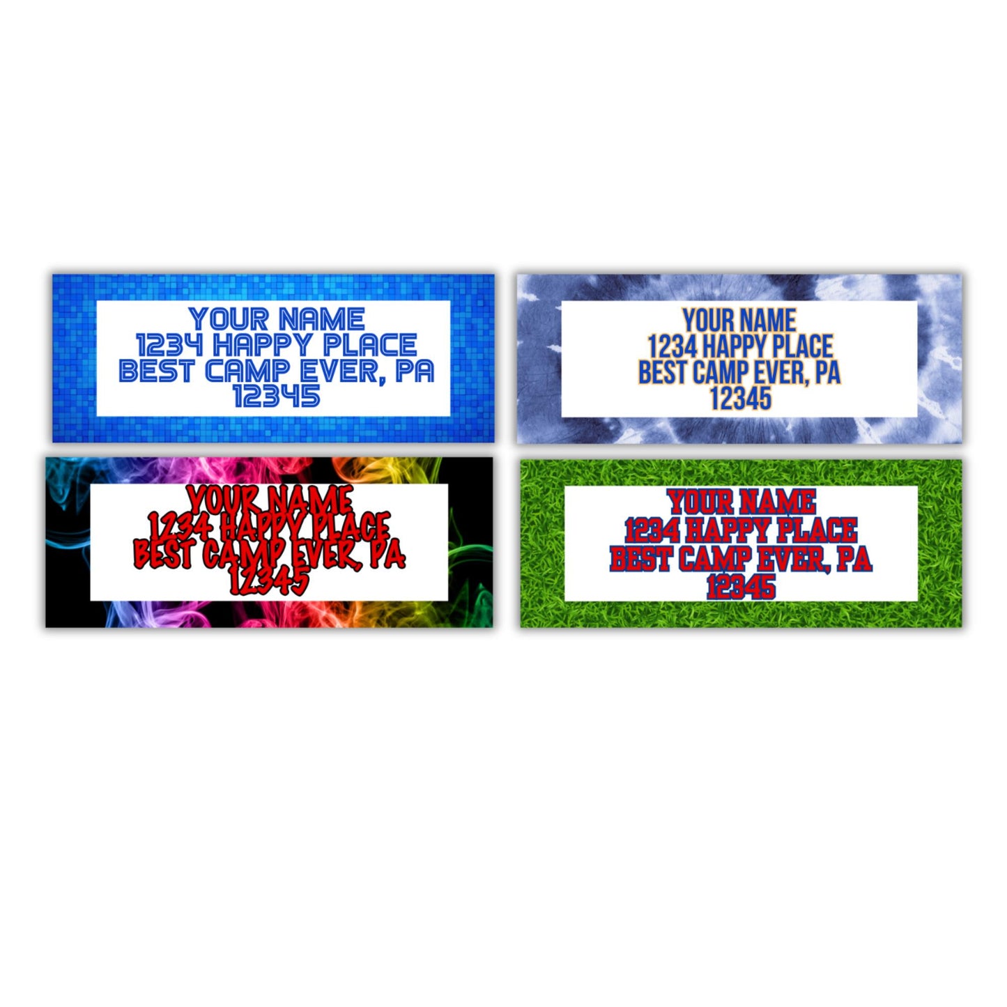 Custom Return Address Labels Boys