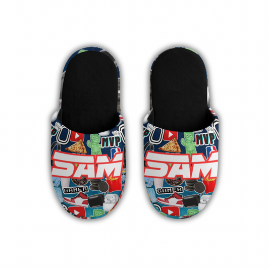 Boys Custom Predesigned Slippers