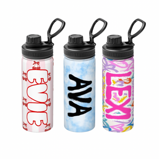 Girls Custom 18oz Insulated Water Bottle