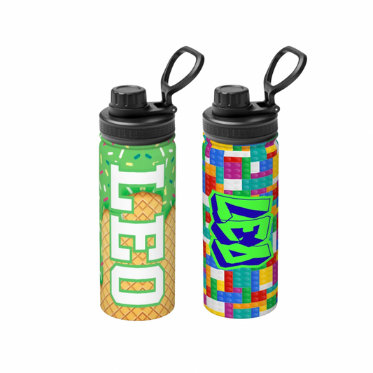 Boys Custom 18oz Insulated Water Bottle