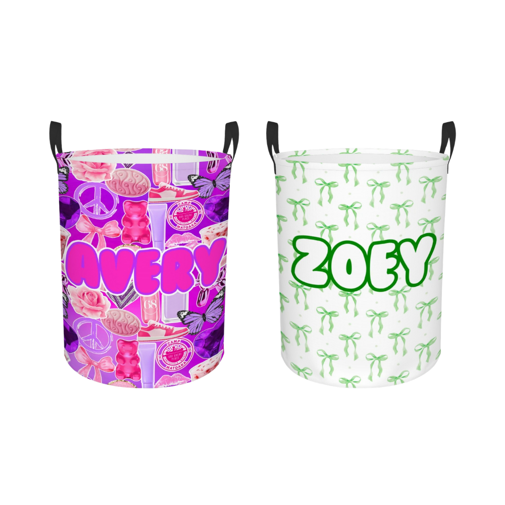 Girls Custom Laundry Bin