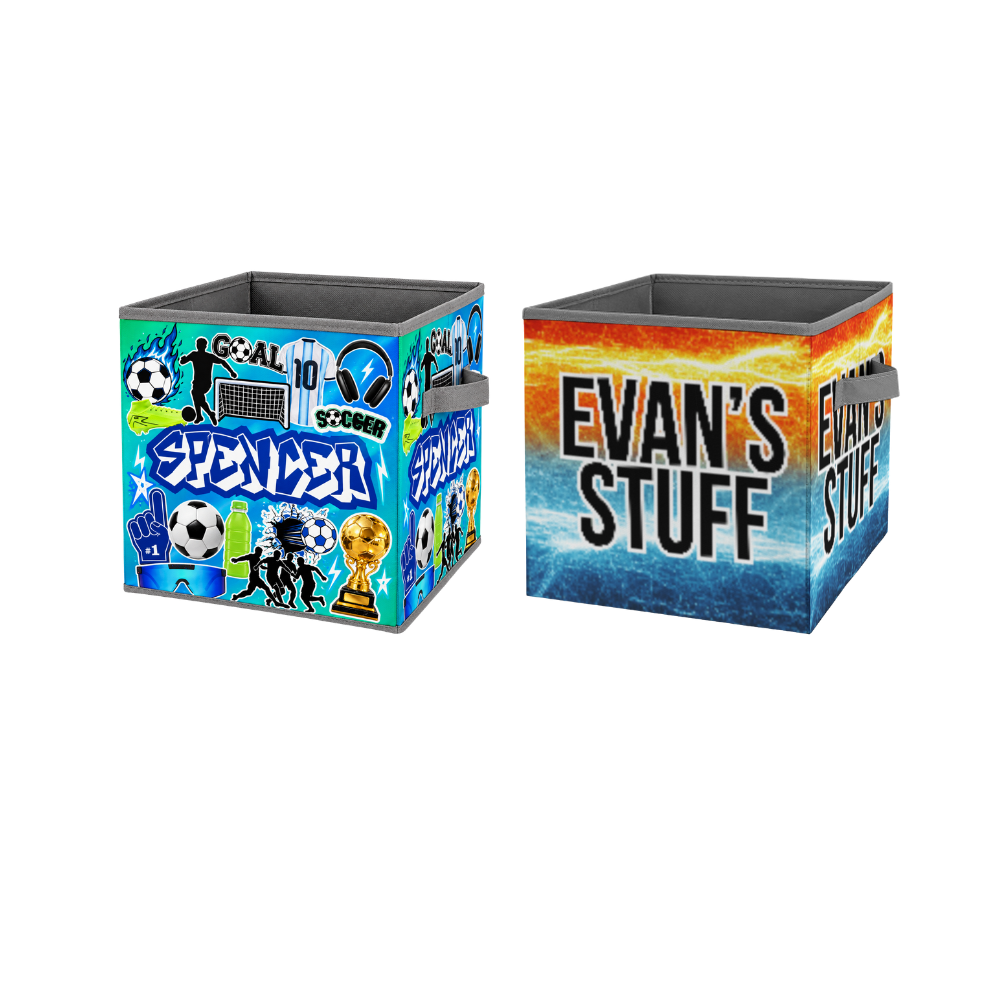 Boys Collapsible Storage Cubes