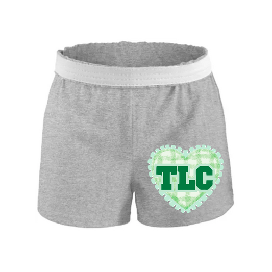 CUSTOM CAMP Plaid Heart Shorts