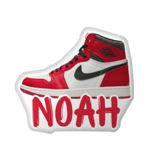 Camp Sneaker Head Pillow