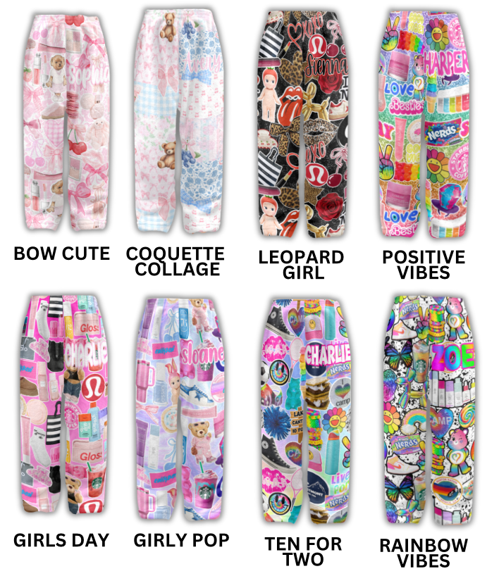 Predesigned Pajama Pants Girls
