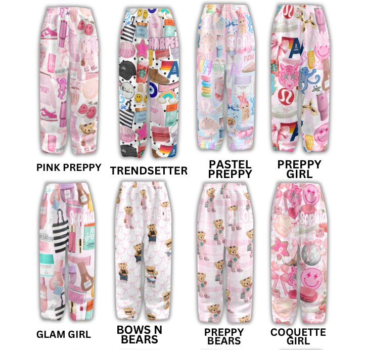Predesigned Pajama Pants Girls