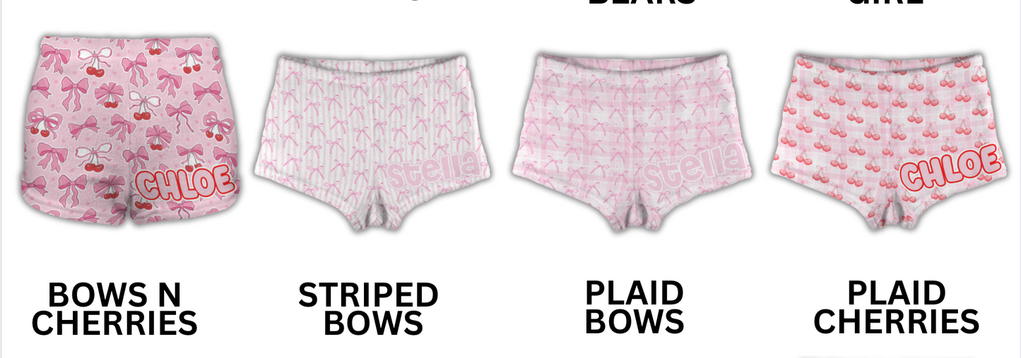 Pick Your Pattern Girly Pajama Shorts