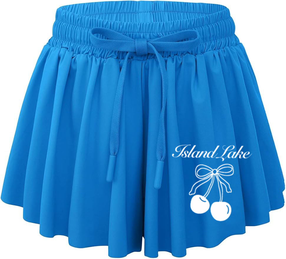 Camp Cherries Flutter Shorts