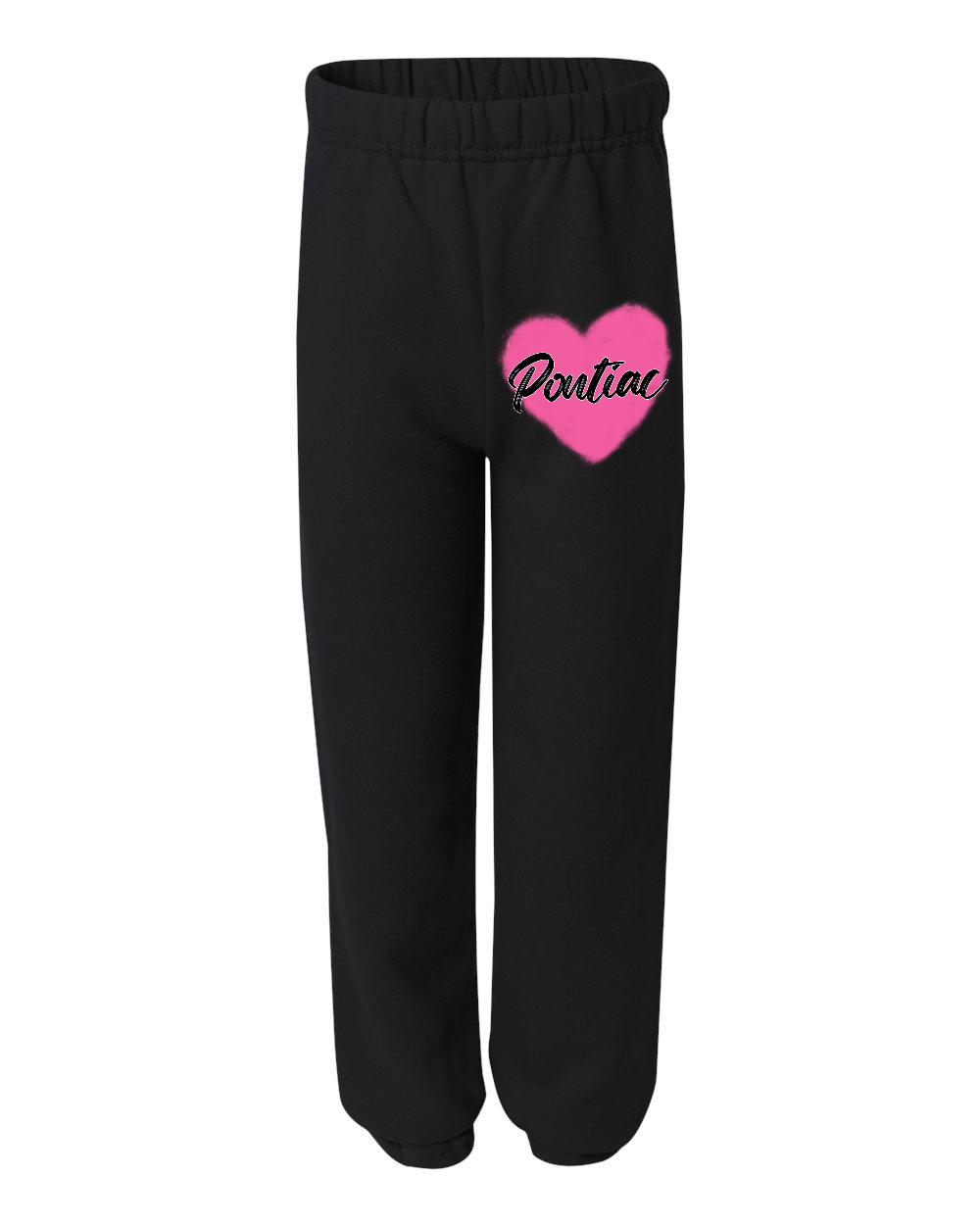 CUSTOM CAMP Airbrush Heart Sweats