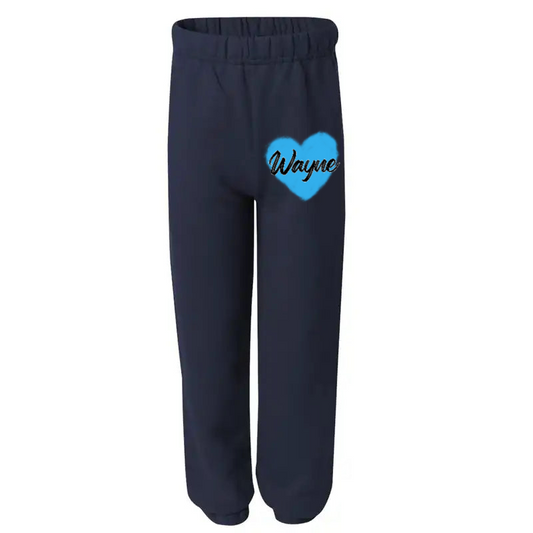 CUSTOM CAMP Airbrush Heart Sweats