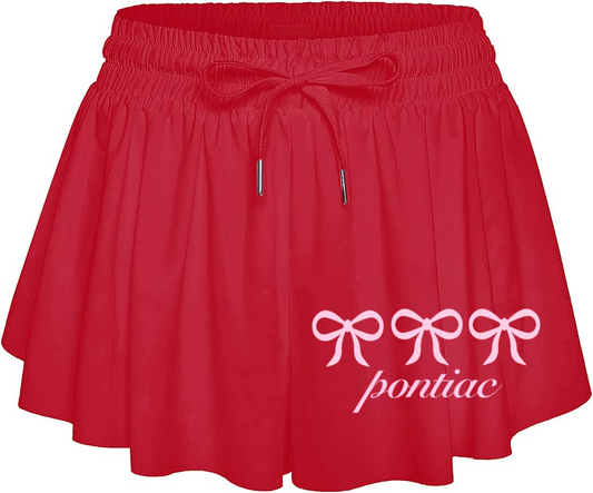 Camp Triple Bow Flutter Shorts