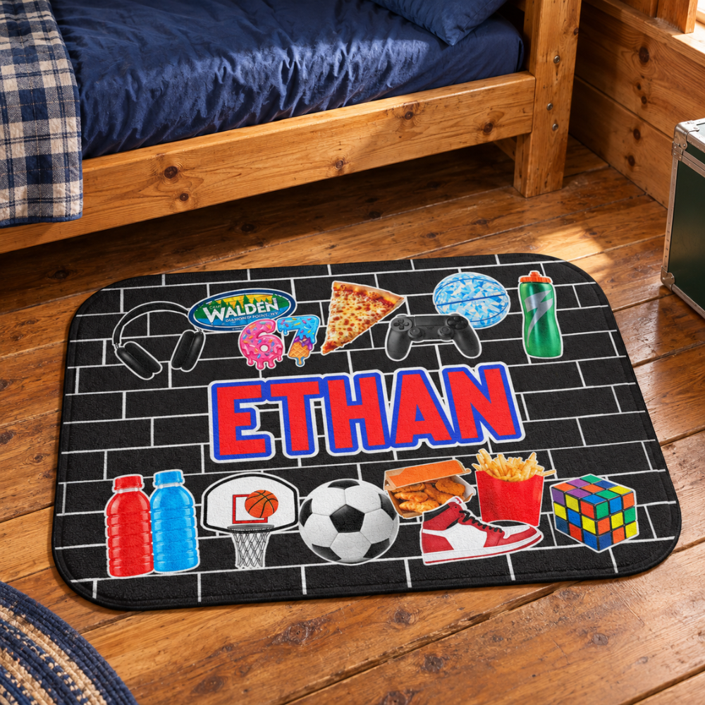 Boys Favorite Things Floor/Bath Mat