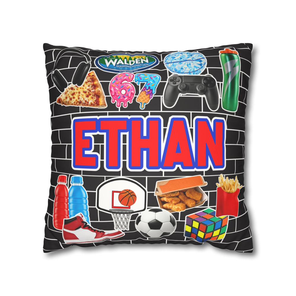 Boys Favorite Things Pillow