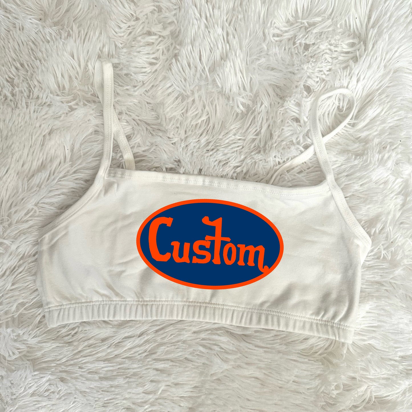 CUSTOM COLLEGE- Retro Bralette