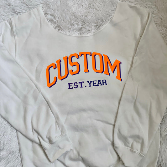 CUSTOM COLLEGE Varsity Shadow Crew