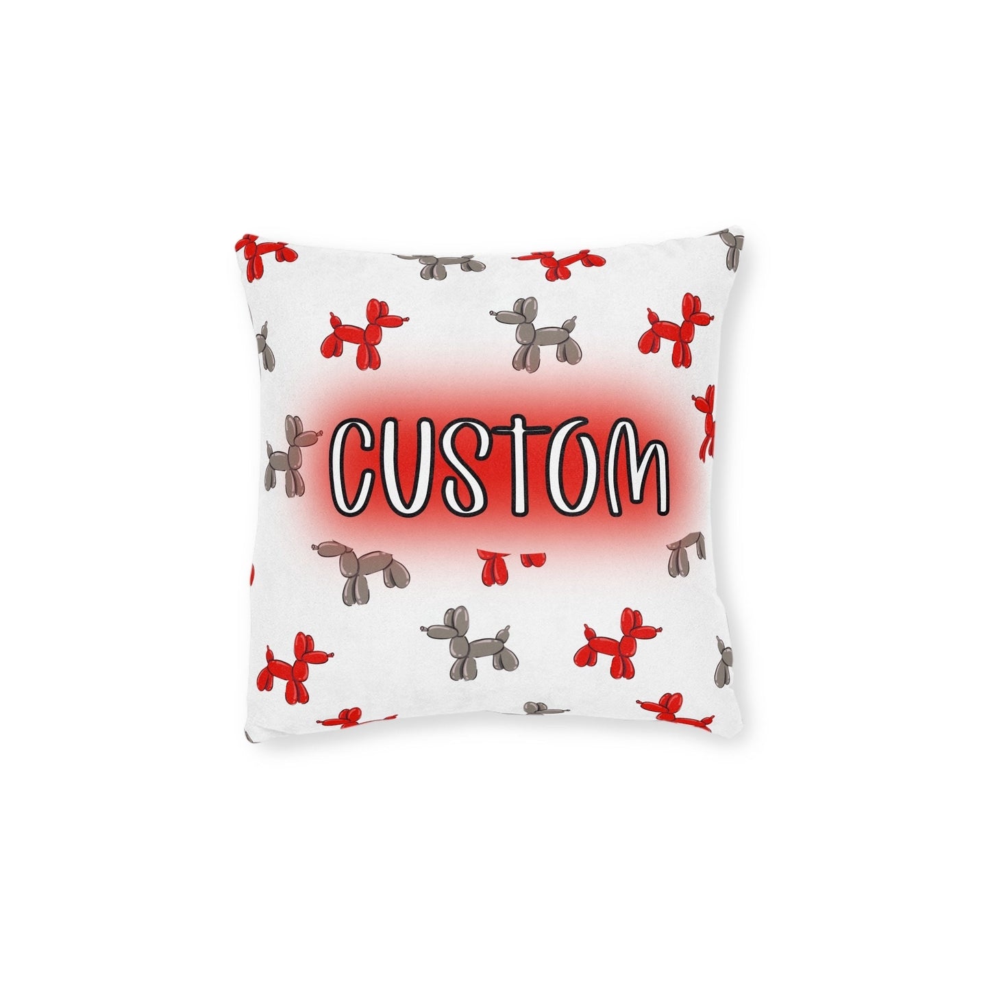 CUSTOM COLLEGE- Balloon Dog Pillow