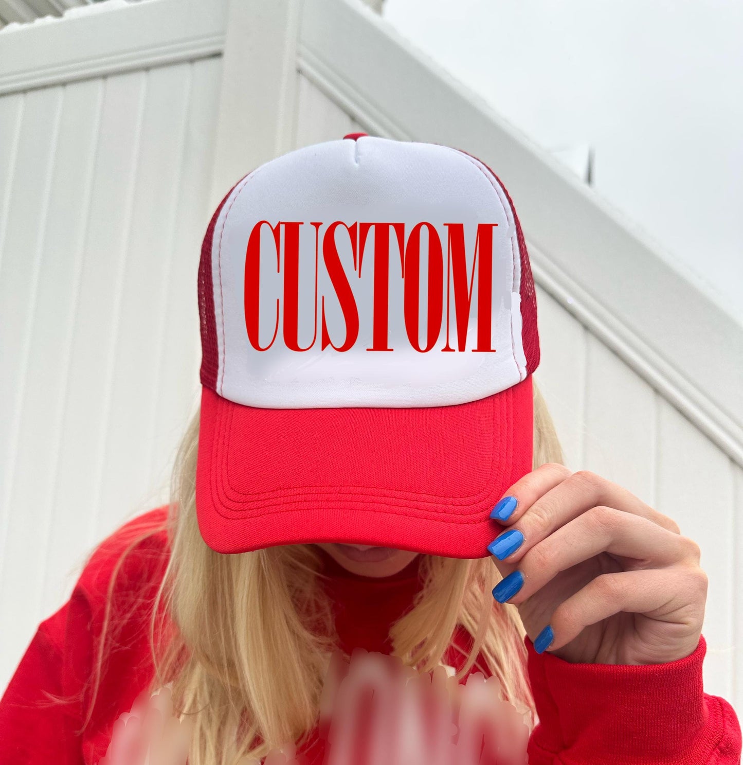 Custom College Old School Trucker Hat | Custom College Clothes | Bed Party Gifts | Bed Party | Graduation Gift | Tailgate Outfit |