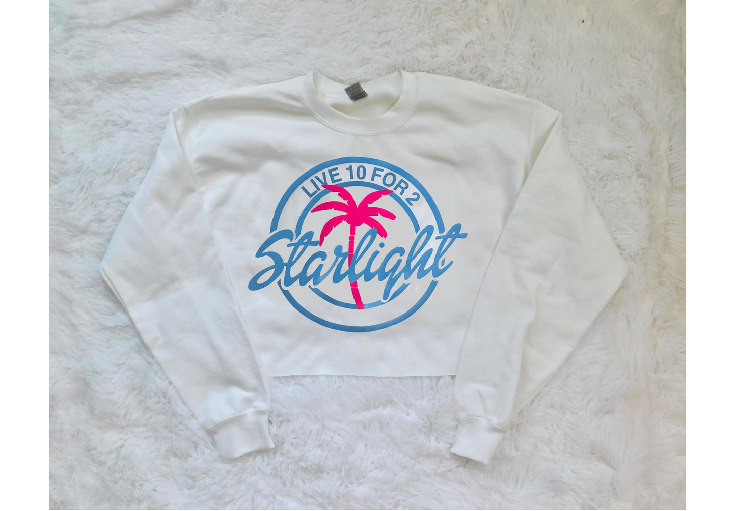 CUSTOM CAMP Malibu Girl Crew | Sleepaway Camp | Sleepaway Camp Gifts | Camp Bunk | Bunk Junk | Visiting Day | Customized Camp Clothing