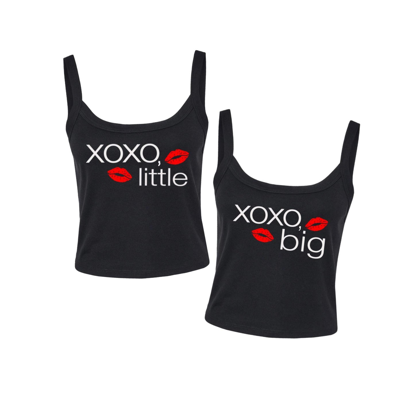 Big Little XOXO Tank/Tee | Sorority | Sorority Gift | Big Little | Big Little Gift | Big Little Basket | Big Little Shirts