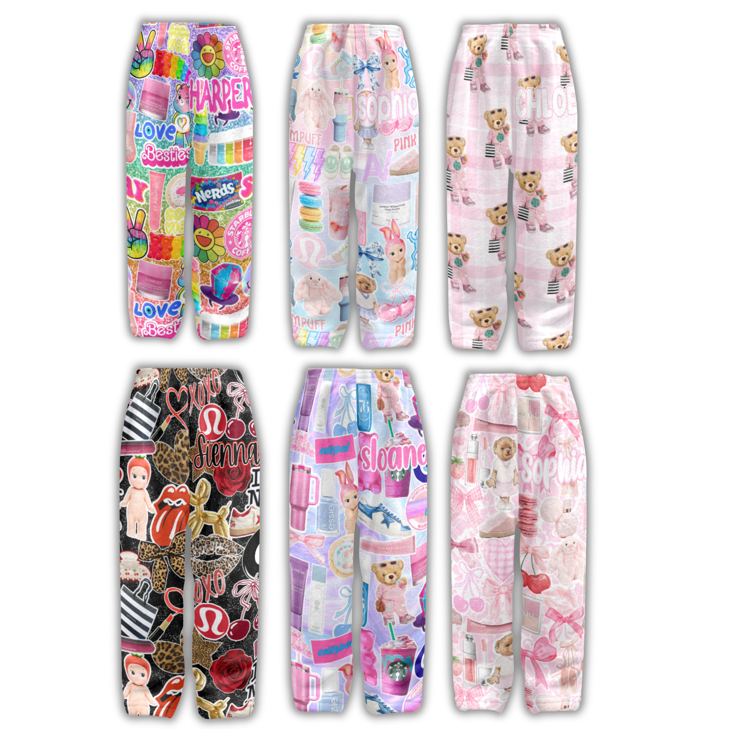 Predesigned Pajama Pants Girls