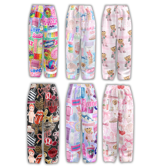 Predesigned Pajama Pants Girls