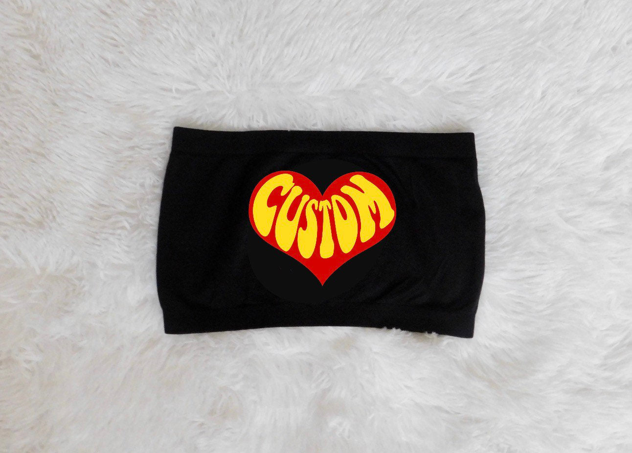 CUSTOM COLLEGE Heart Bandeau